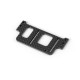 X1'19 Graphite Rear Wing Mount 2.5mm - XRAY - 373036