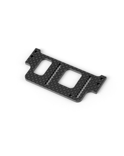 X1'19 Graphite Rear Wing Mount 2.5mm - XRAY - 373036