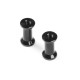 ALU REAR BRACE MOUNT 12MM - BLACK (2) - XRAY - 373077