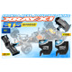 X1 COMPOSITE ADJUSTABLE REAR WING - BLACK - ETS APPROVED - 373513-K -