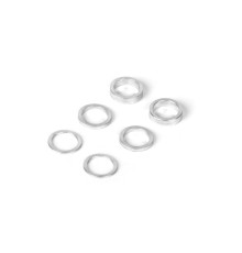 Set Of Alu Shims 6.37X8.4mm (0.5mm, 1.0mm, 2.0mm) - XRAY - 375090