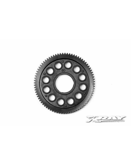 Composite Spur Gear - 80T / 64P - XRAY - 375880