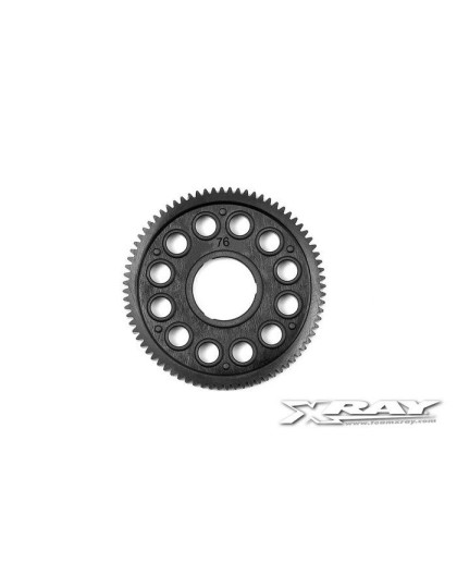 Composite Spur Gear - 76T / 64P - XRAY - 375876