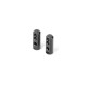 X12'21 Support de servos alu noir (2) - XRAY - 376263