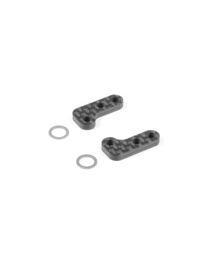 X1'24 Side Brace Arm - Graphite 2.5mm (2) - XRAY - 376333