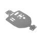 NT18MT ALU CHASSIS - CNC MACHINED 7075 T6 - 381131 - XRAY