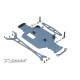 M18 PRO LiPo GRAPHITE SET - BLUE - 381155-B - XRAY