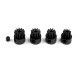 Set de pignons plastique (9,10,11,12) - XRAY - 385702