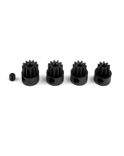 Set de pignons plastique (9,10,11,12) - XRAY - 385702