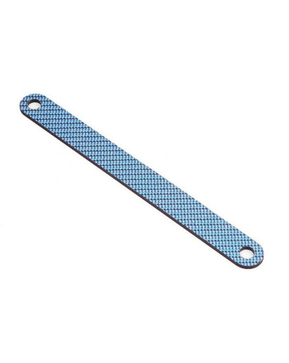 Barrette d'accus carbone Bleue - XRAY - 386111