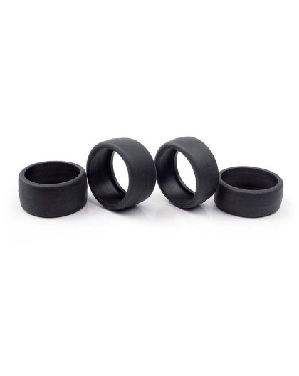 RUBBER TIRES + INSERTS, F+R (40DEG) - 389640 - XRAY