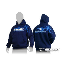 XRAY SWEATER HOODED - BLUE (XXXL) - XRAY - 395500XXXL