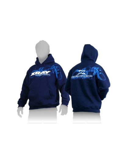 Sweat a capuche Team XRAY bleu (XS) - XRAY - 395500XS