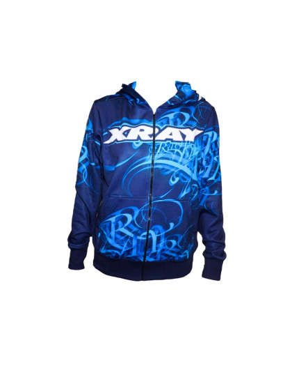 Veste zippée bleu - HD Graphics (L) - XRAY - 395602L