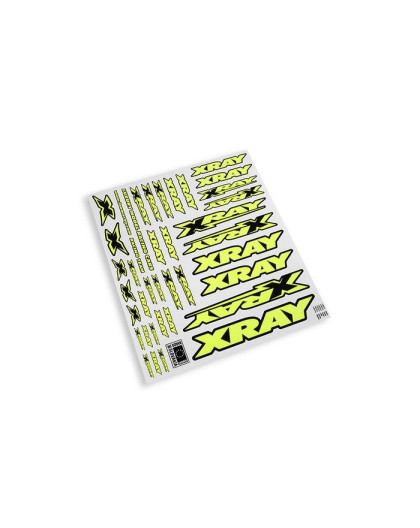 Xray Sticker For Body - Neon Yellow - XRAY - 397315