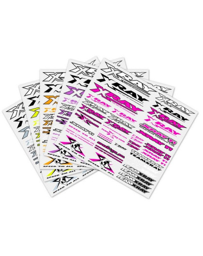 Xray Stickers For Body - 5 Different Colors - XRAY - 397320