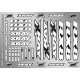 Autocollants XRAY RX8 Blanc - XRAY - 397360
