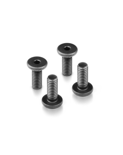 HEX SCREW FLAT HEAD CAP FHS M4x10 (4) - XRAY - 912410