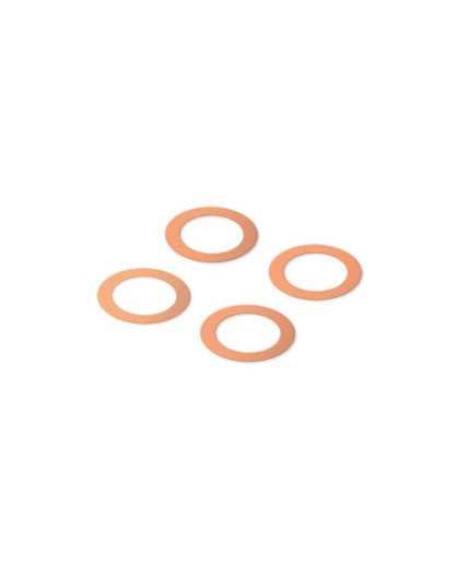 T300 ENGINE HEAD SHIM 13.8x20x0.2 (4) - FX - 635902