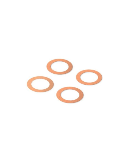 T300 ENGINE HEAD SHIM 13.8x20x0.1 (4) - FX - 635900