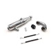 Ligne échappement EFRA 2131 + Coude Med. - Chrome - FX - 659505