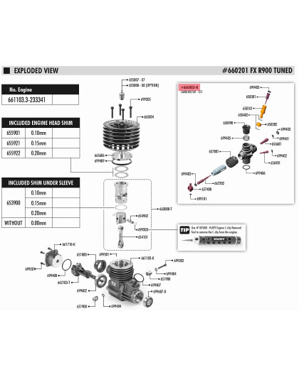R900 Carburateur Black - FX - 666003-K