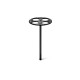 Support amortisseurs pompe à vide - TT 1/8 - HUDY - 104062