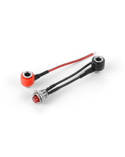 Ensemble de câbles + bouton rouge pompe à vide - HUDY - 104095