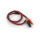 Cable 600mm With 4mm Banana Plugs & Crocodile Clips - HUDY - 104092