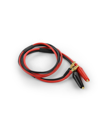 Cable 600mm With 4mm Banana Plugs & Crocodile Clips - HUDY - 104092