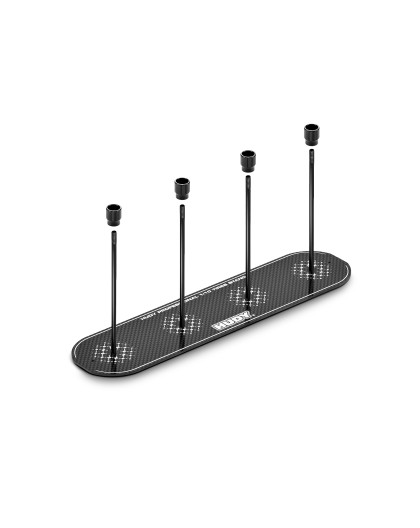 Support de pneus 1/10 Touring + Housse rangement (4) - HUDY - 105015