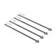 Tiges de rangement de pneus 1/10 - Trous 4mm (x4) - HUDY - 105120