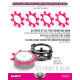 Hudy 1/8 Off-Road Tire Glue Band Octopus - Purple (4) - HUDY - 105253