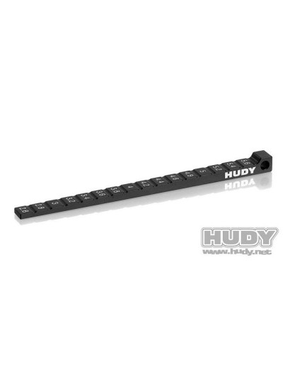 Cale réglage garde au sol 2.6 à 5.6mm - 1/12 et 1/10 - HUDY - 107718