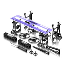 Banc de réglage 1/8 piste + accessoires - HUDY - 108051
