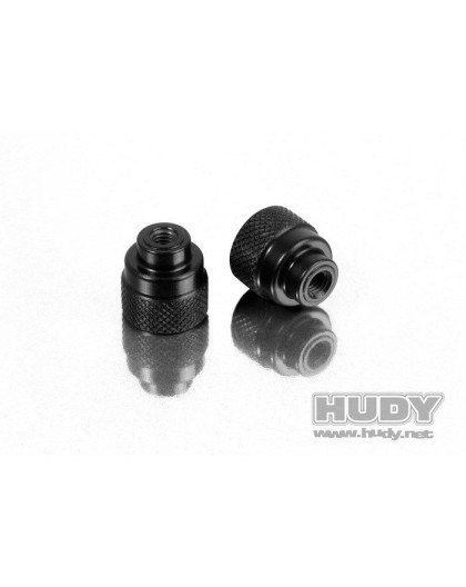 Alu Nut M3 For 1/10 & 1/12 Pan Car Set-Up System (2) - HUDY - 109460