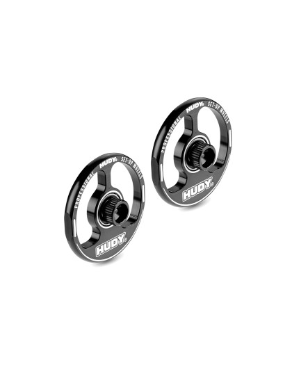Roues de réglage tweak pour 1/12 Pan Car (4) - HUDY - 109481