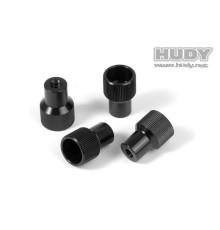 Alu Nut For 1/5 On-Road Set-Up System (4) - HUDY - 109560