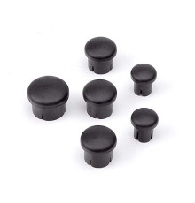 Bouchon de manche Noir (6) - HUDY - 195000