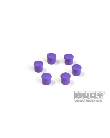 Cap For 14mm Handle - Violet (6) - HUDY - 195054-V