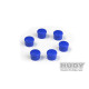 Bouchon de manche 18mm bleu (6) - HUDY - 195058-B