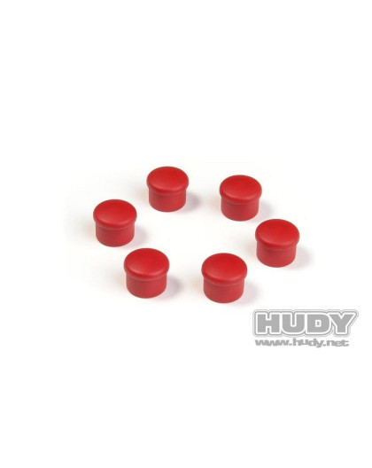 Cap For 18mm Handle - Red (6) - HUDY - 195058-R