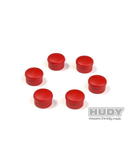 Cap For 22mm Handle - Red (6) - HUDY - 195062-R