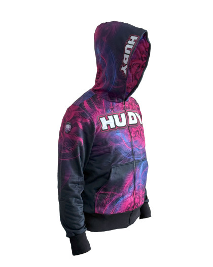 Hudy Sweater Hooded Zipper - Hd Graphics (Xxs) - HUDY - 285502XXS