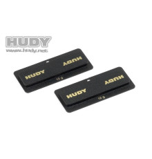 Hudy Lipo Chassis Balancing Weights 12G - Low Cg (2) - HUDY - 293090