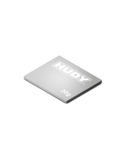 Hudy Pure Tungsten Weight Thin - 31X26mm - 20G - HUDY - 293087