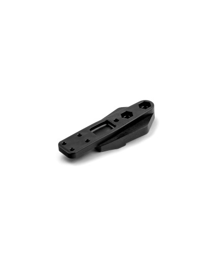Support aileron avant 1/10 F1 - Noir - HUDY - 293700-K