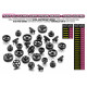 Pignon alu 22 dts 48 dp - HUDY - 294022