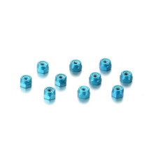 Alu Nut M3 - Blue (10) - HUDY - 296530-B