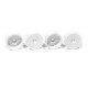 Jantes 24mm Starbust - Blanches (4) - HUDY - 803013